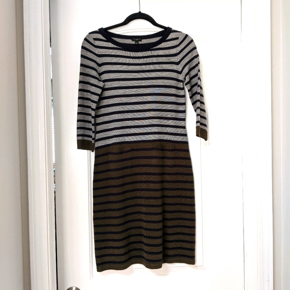 Talbots Wool Blend Sweater Dress - Picture 1 of 8